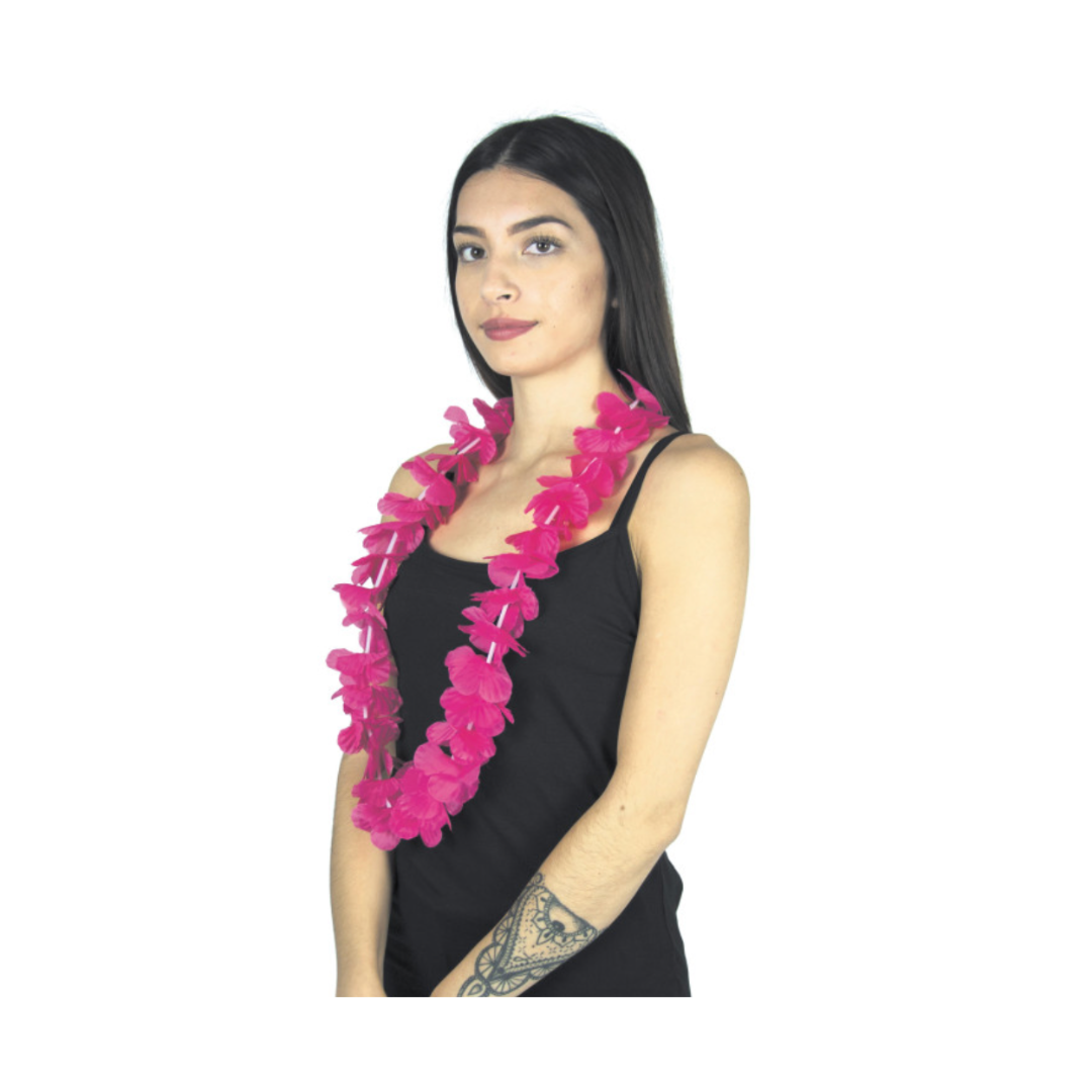 Collier Hawaïen rose