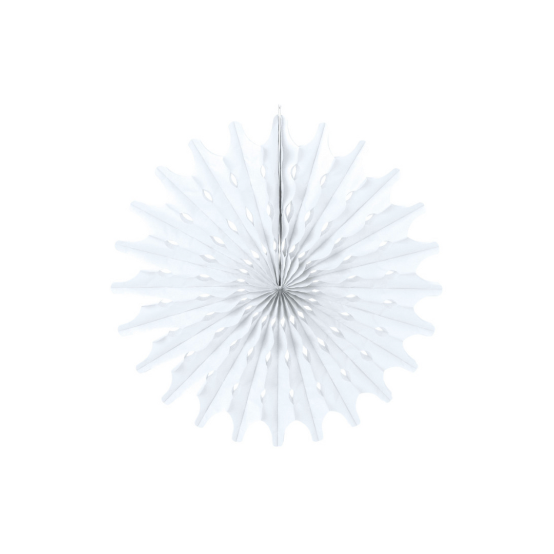 Mini éventail blanc 20CM