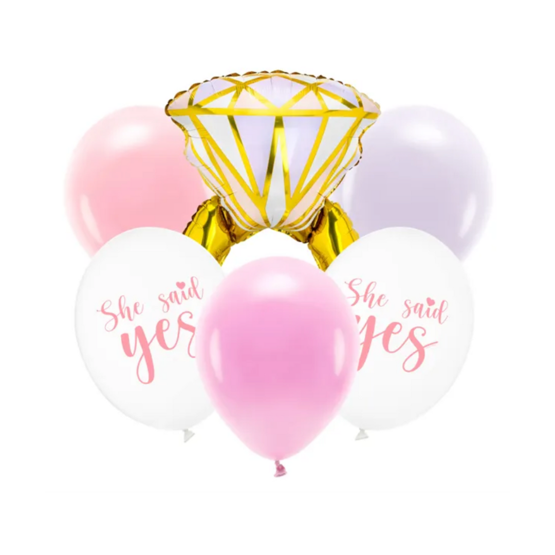 Set de 6 ballons EVJF