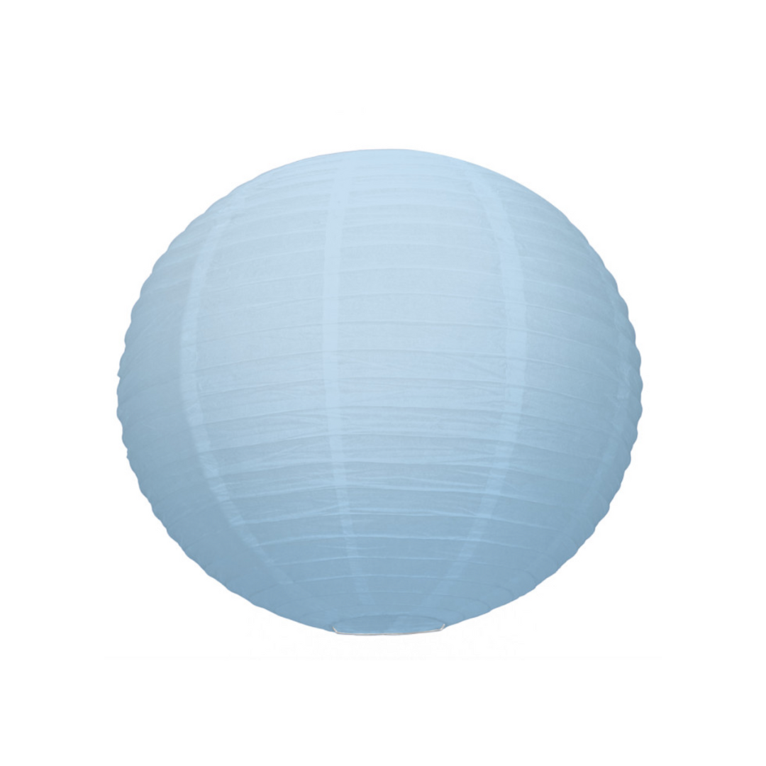 Lanterne japonaise bleu dragée - 35 cm