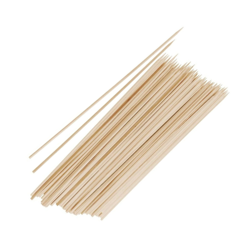 20 piques à brochettes en bois - 20 cm
