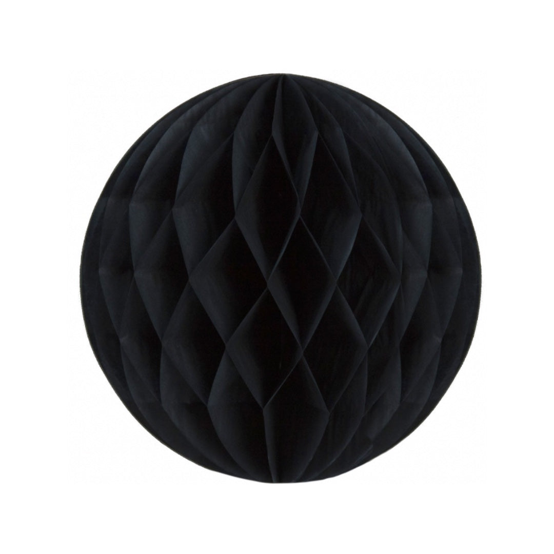Boule alvéolée noire 30 cm