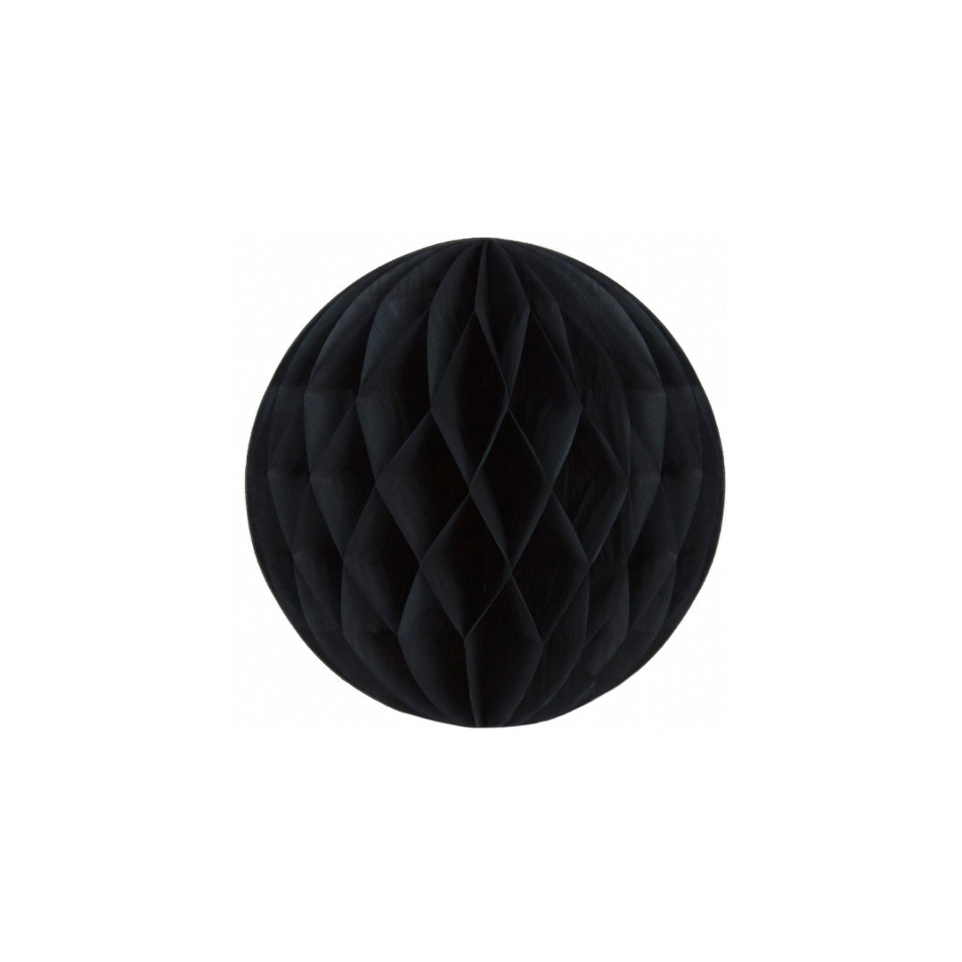 Boule alvéolée noire 20 cm
