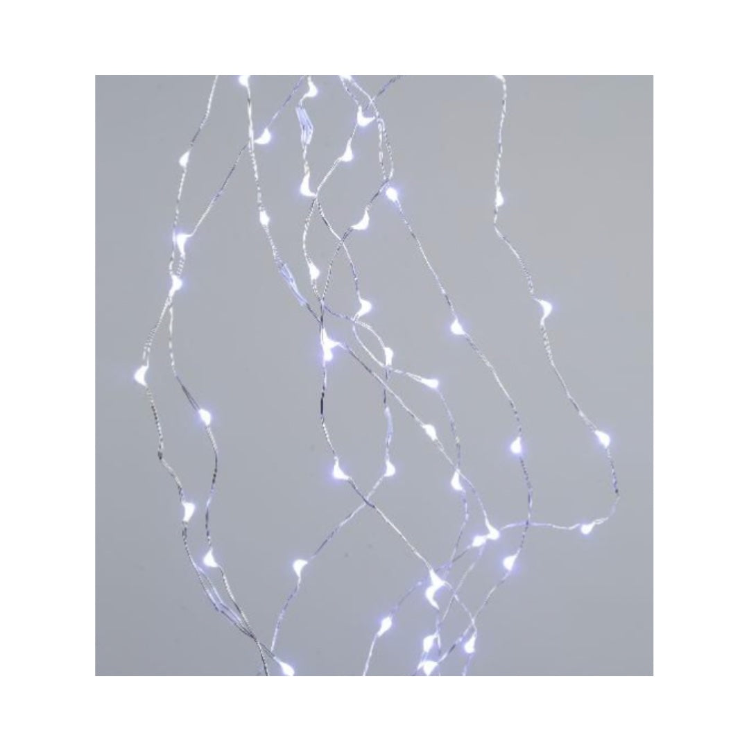 Guirlande lumineuse 100 LED - blanc froid