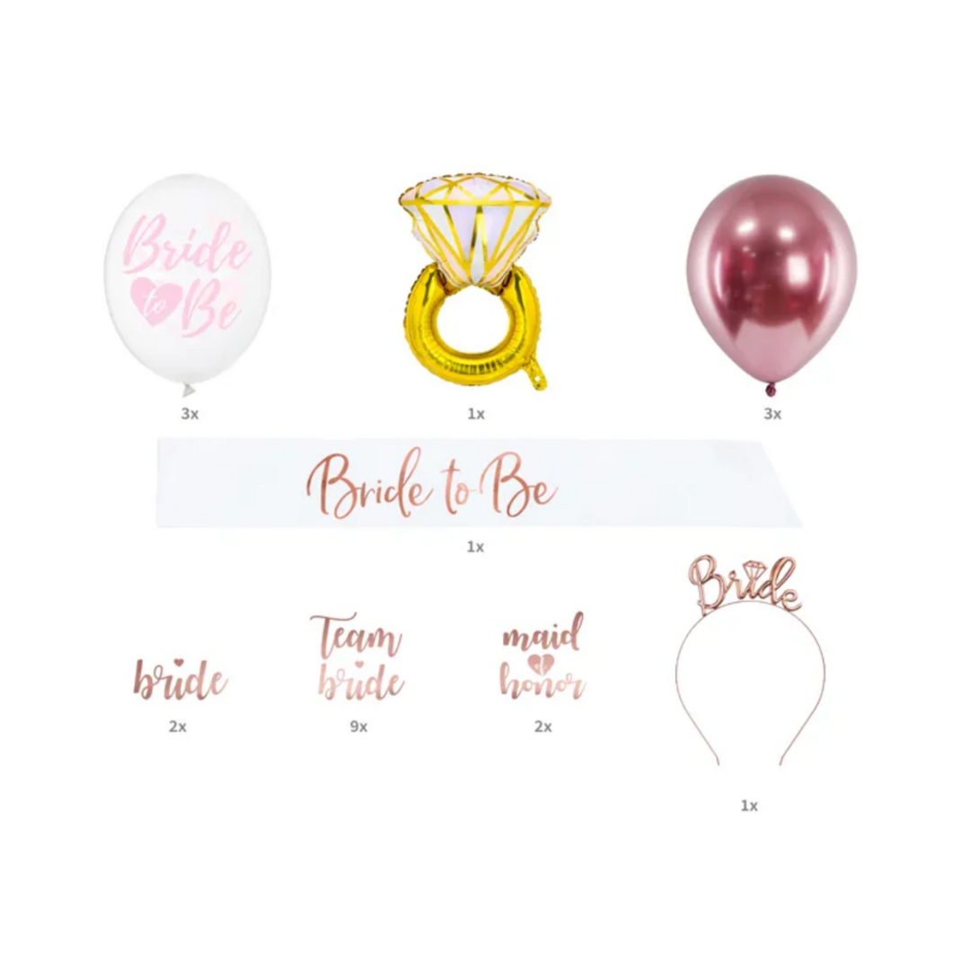 Coffret de 23 accessoires Bride to Be