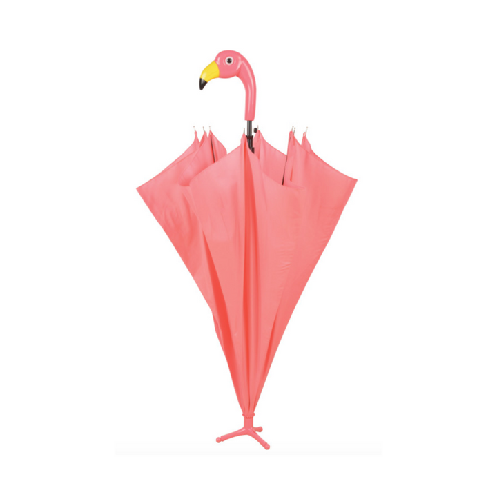 Parapluie flamingo rose