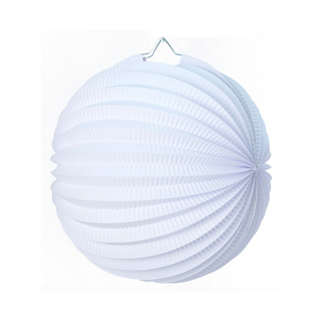 Lampion rond blanc 30 cm