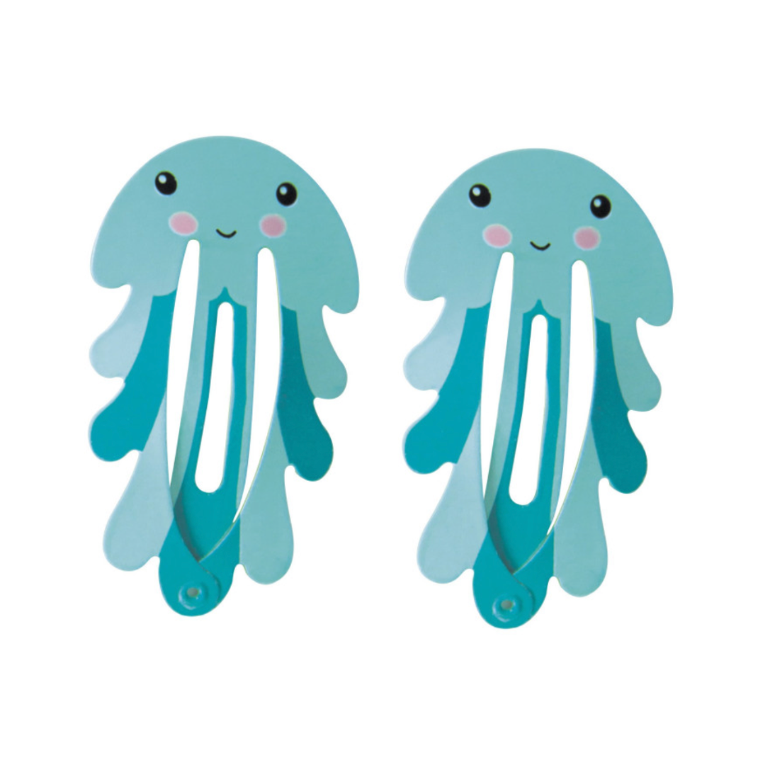 Set de 2 barrettes octopus mignon