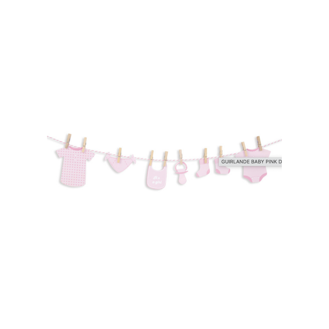 Guirlande baby girl diy - 150cm