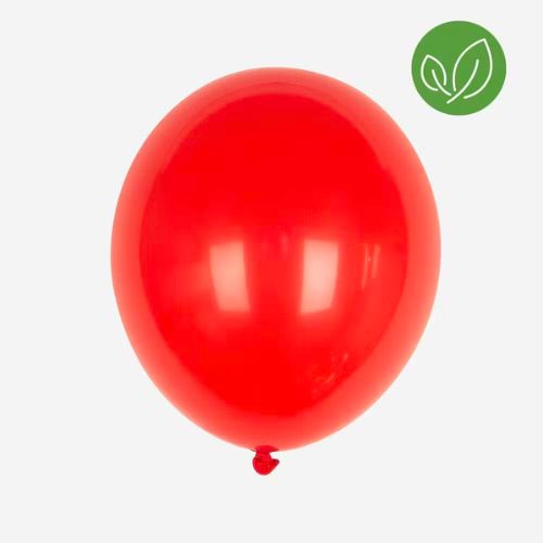 10 ballons - rouge - 100 % biodégradables