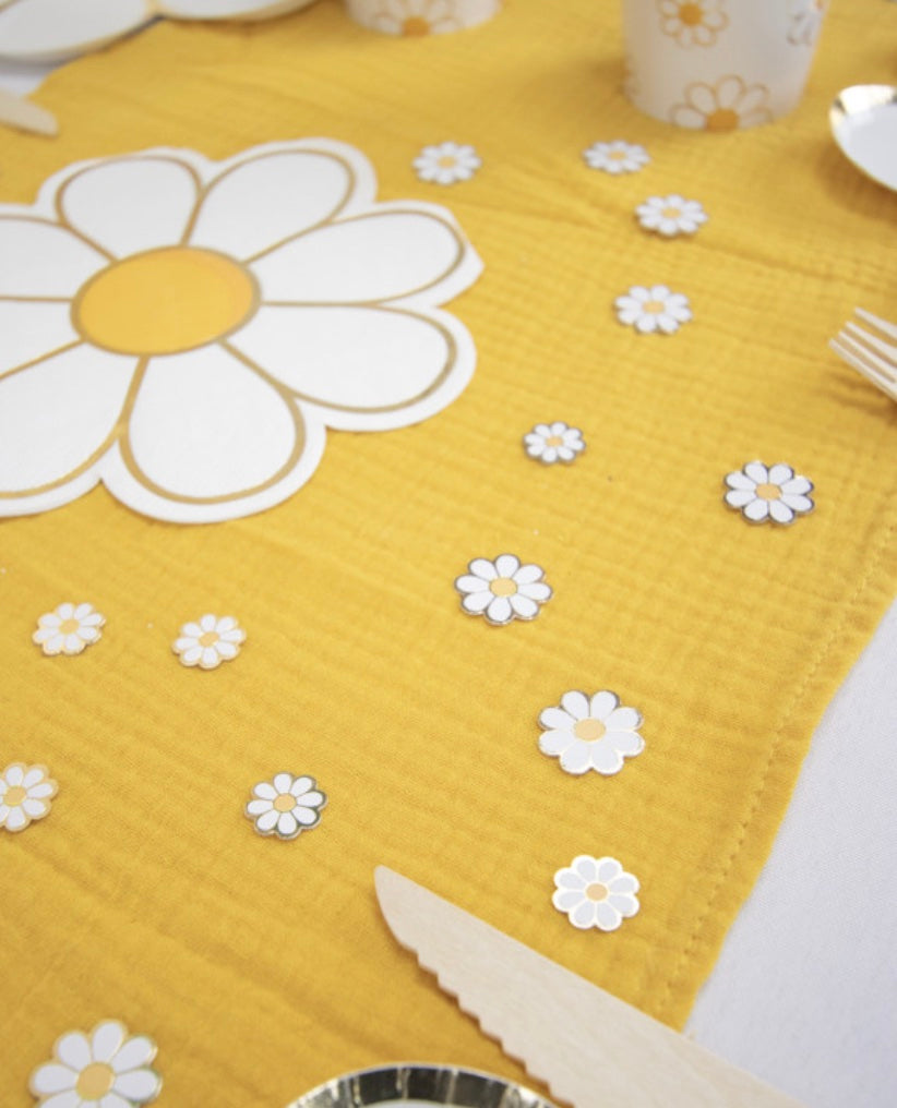 Confettis de table marguerite