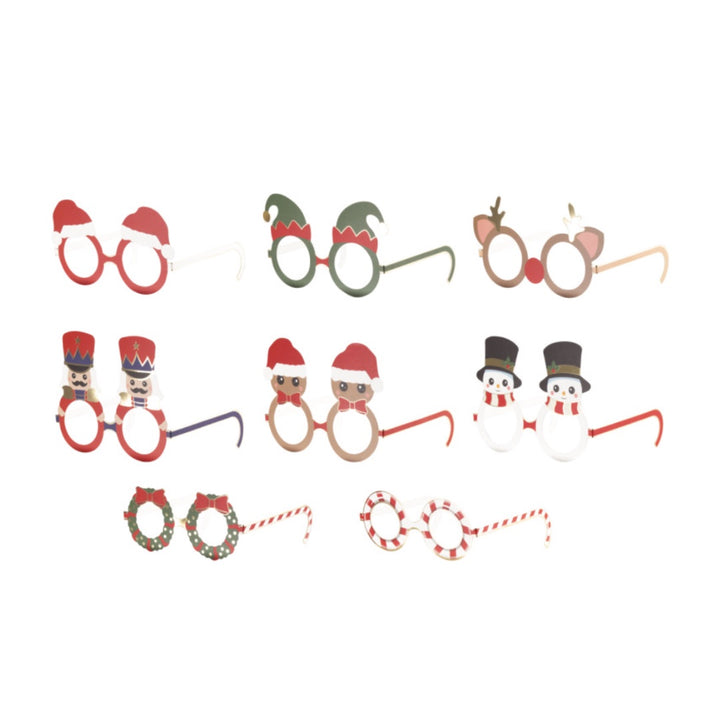 8 lunettes rigolotes de Noël