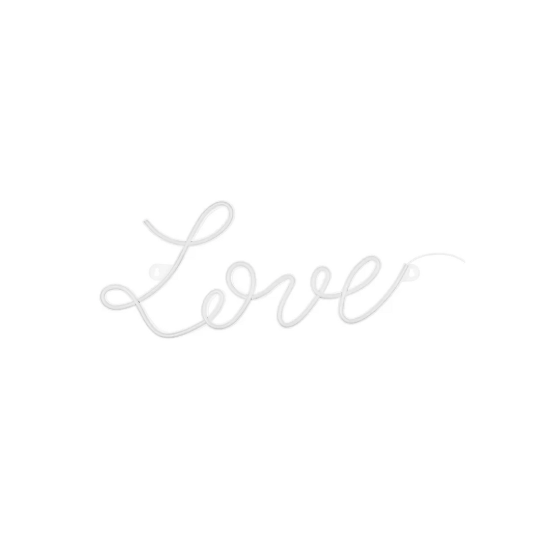 Neon LED Love blanc chaud - 61X27,4cm