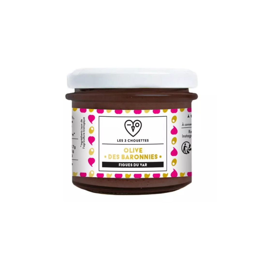 Tartinade Olives des Baronnies - Les 3 chouettes - 100g