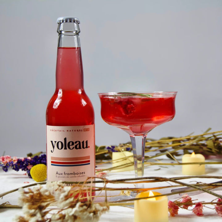 Yoleau - Cocktail framboise & gousses de vanille - 4,5°